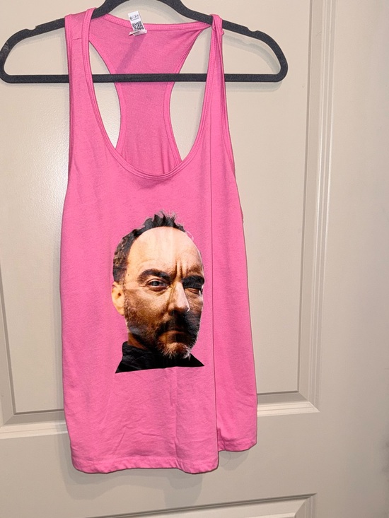 Tops - 💖 New Custom Dave Matthew’s Band Bright Pink Graphic Racerback Tank Top Large